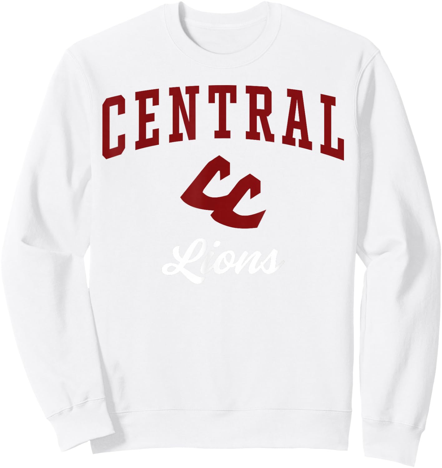 Carrollton Central High School Lions Sweatshirt - Sweatshirt | White
