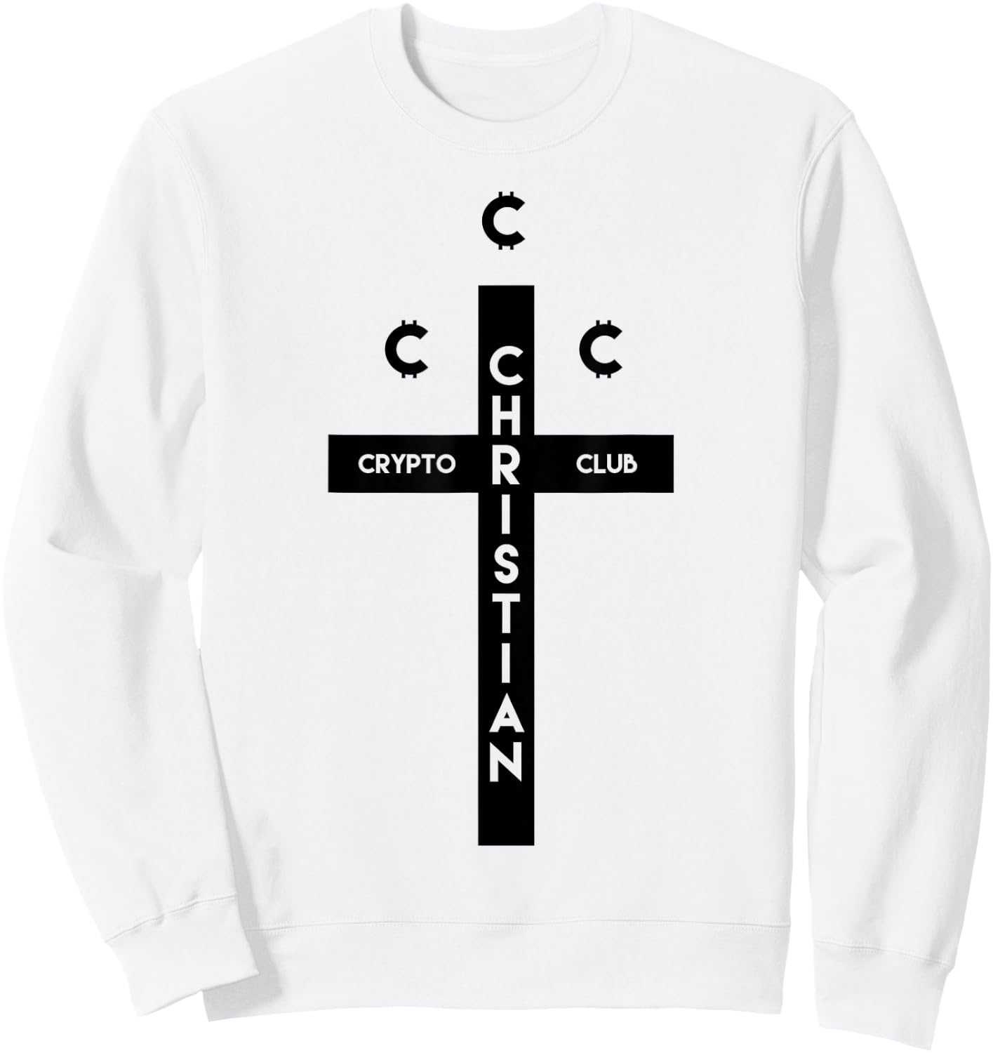 Kevin Smith Clerks 3 Elias Christian Crypto Club Logo Retro Sweatshirt - Sweatshirt | White