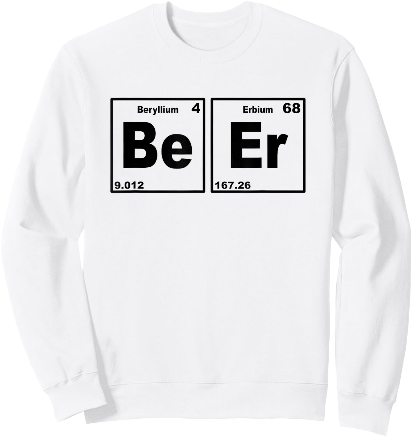 Beer Periodic Table - Chemistry Sweatshirt - Sweatshirt | White