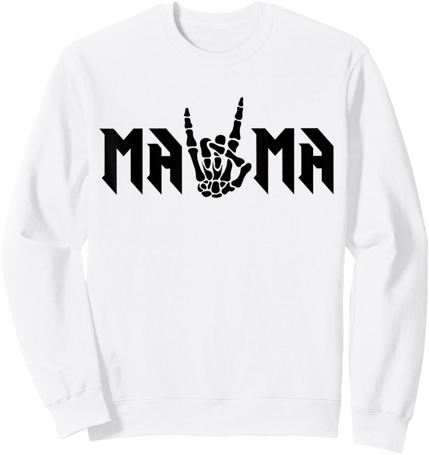 Mama Of The Bad Two the Bone Birthday 2 Years Old Birthday Sweatshirt - Sweatshirt | White