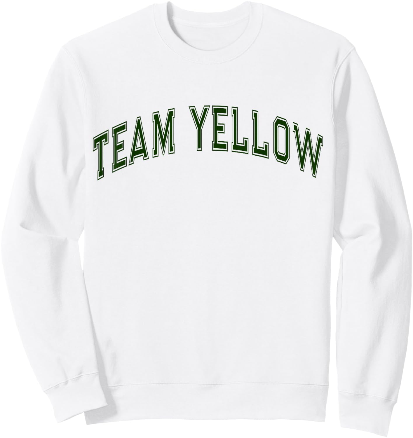 Summer Camp Color Team Yellow Field Day Event War Game Men Women Kids Sweatshirt - Sweatshirt | White