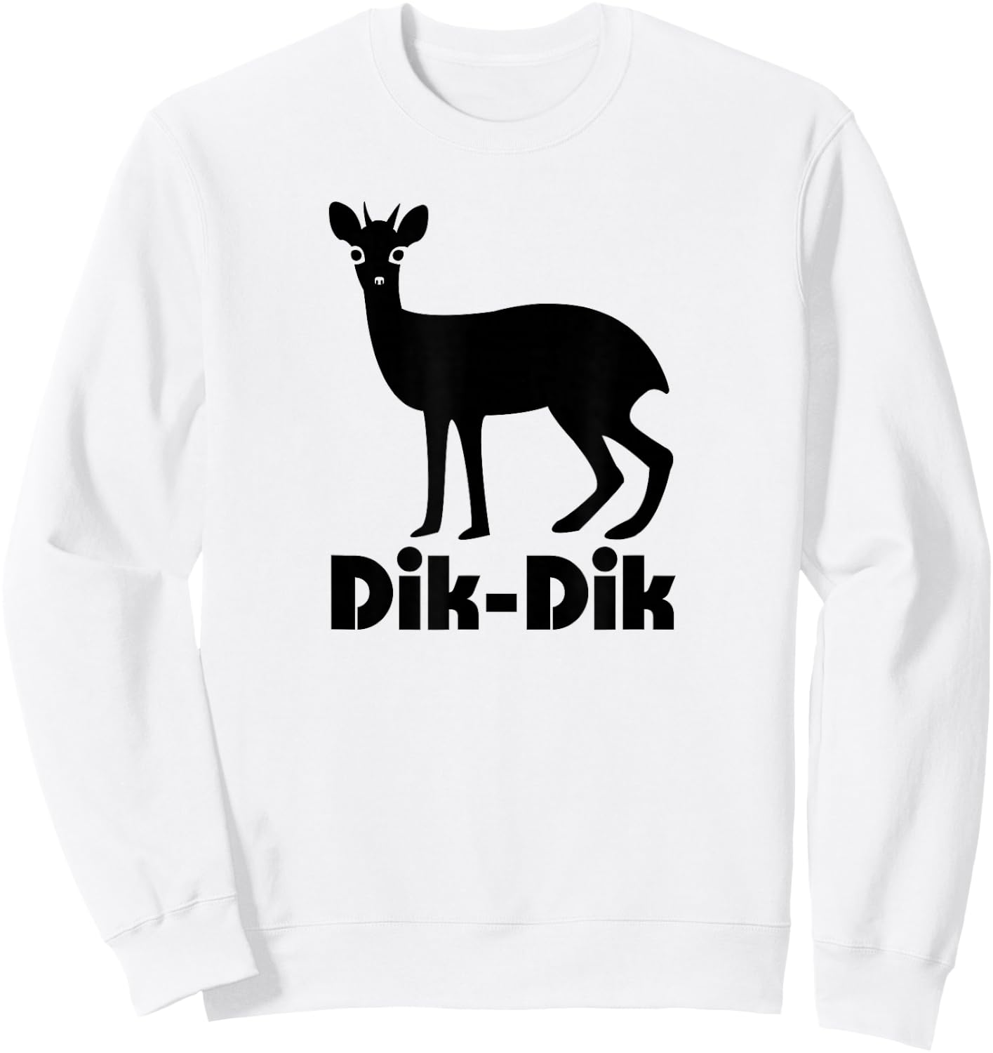 Dik-Dik Graphic Sweatshirt - Sweatshirt | White