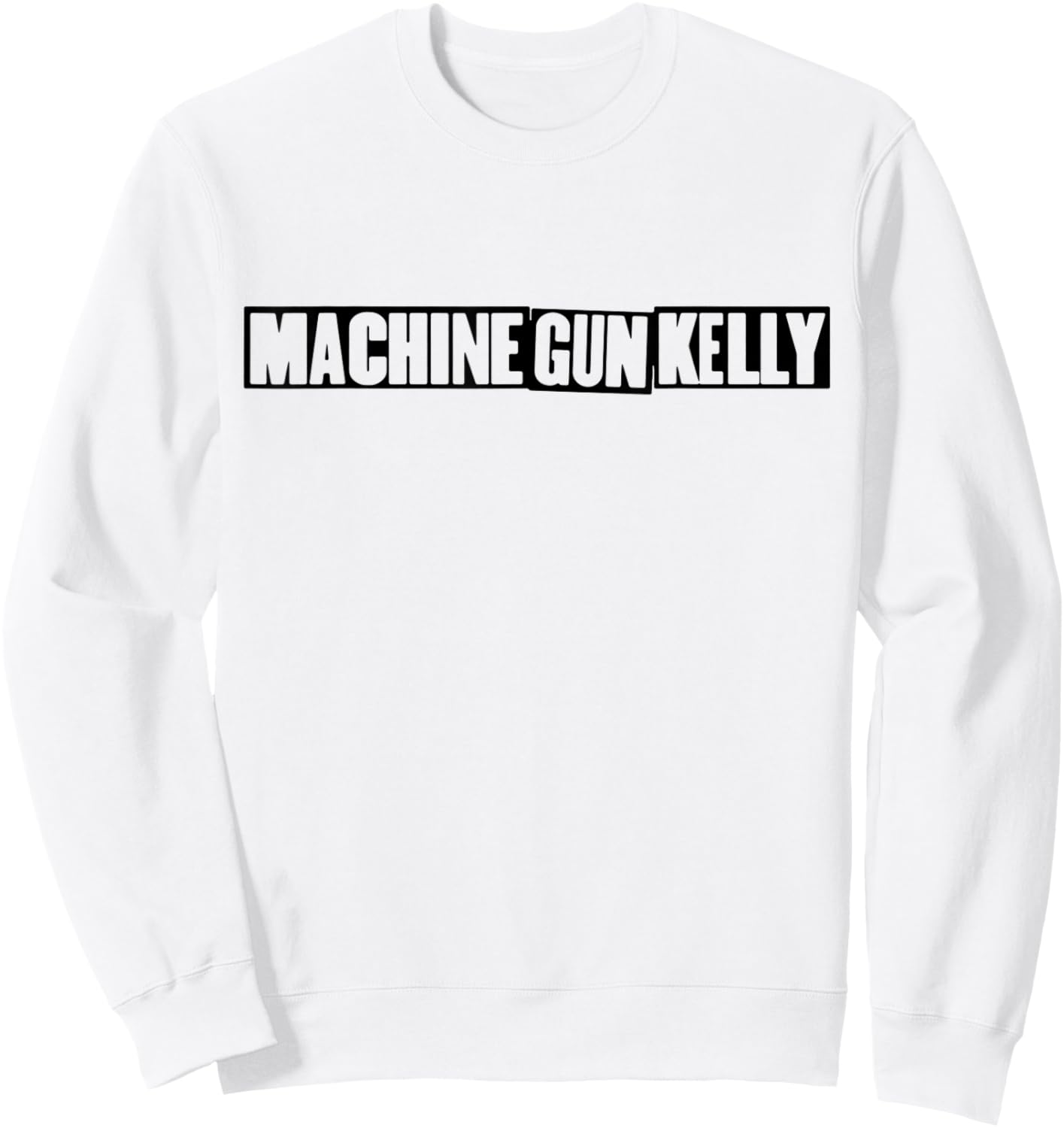 Official Machine Gun Kelly Logo Sweatshirt - Sweatshirt | White