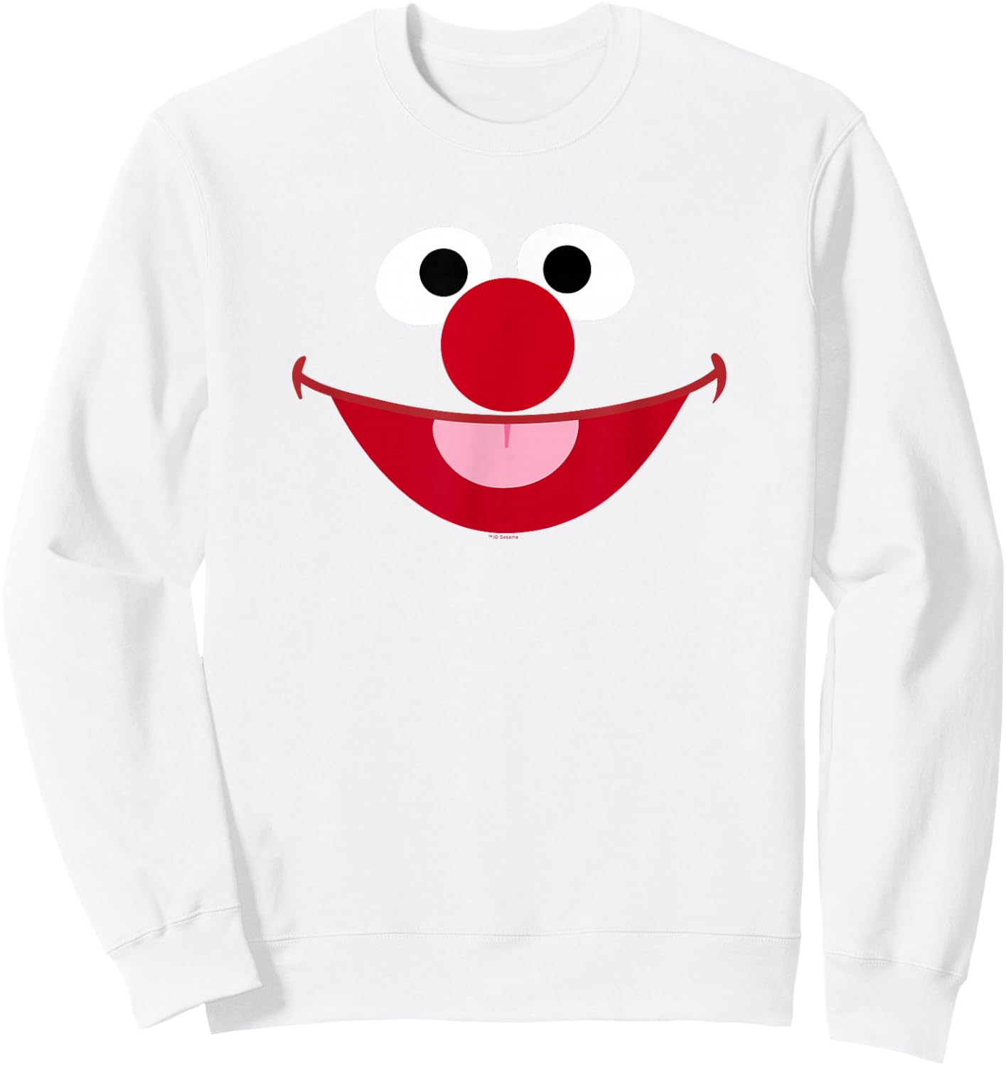 Sesame Street Ernie Face Halloween Costume Sweatshirt - Sweatshirt | White