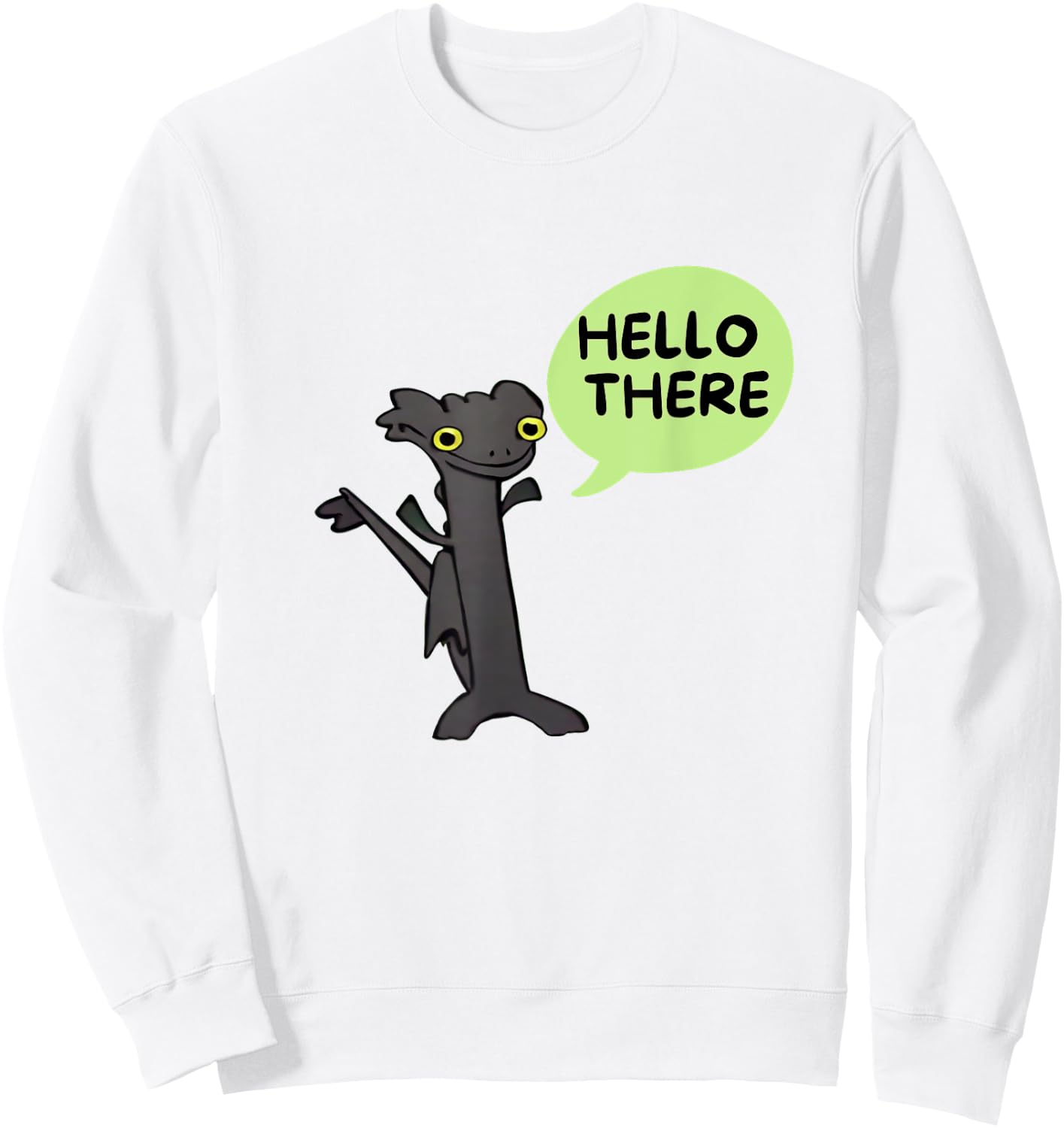 Funny Dragon Dance - Dancing Dragon Meme Sweatshirt - Sweatshirt | White