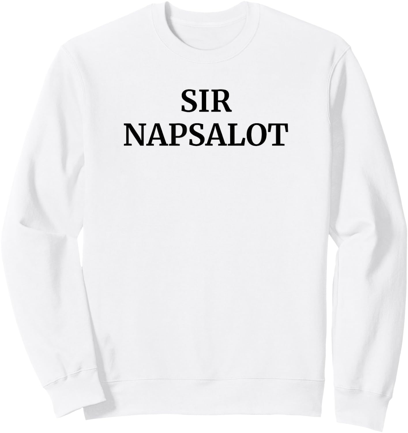 Sir Napsalot Sweatshirt - Sweatshirt | White