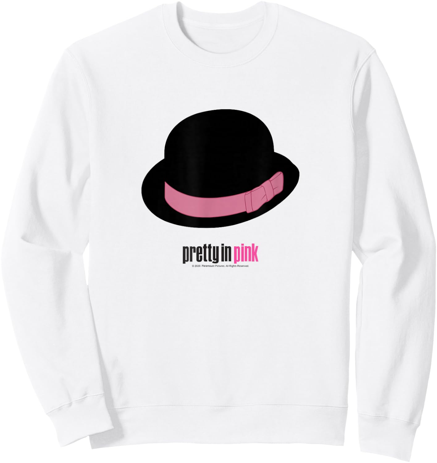 Pretty in Pink Andie's Hat Sweatshirt - Sweatshirt | White