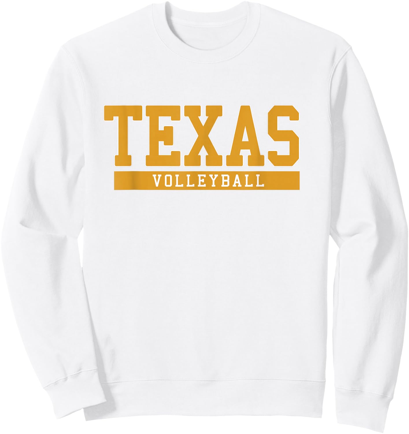 Texas Volleyball Sweatshirt - Sweatshirt | White