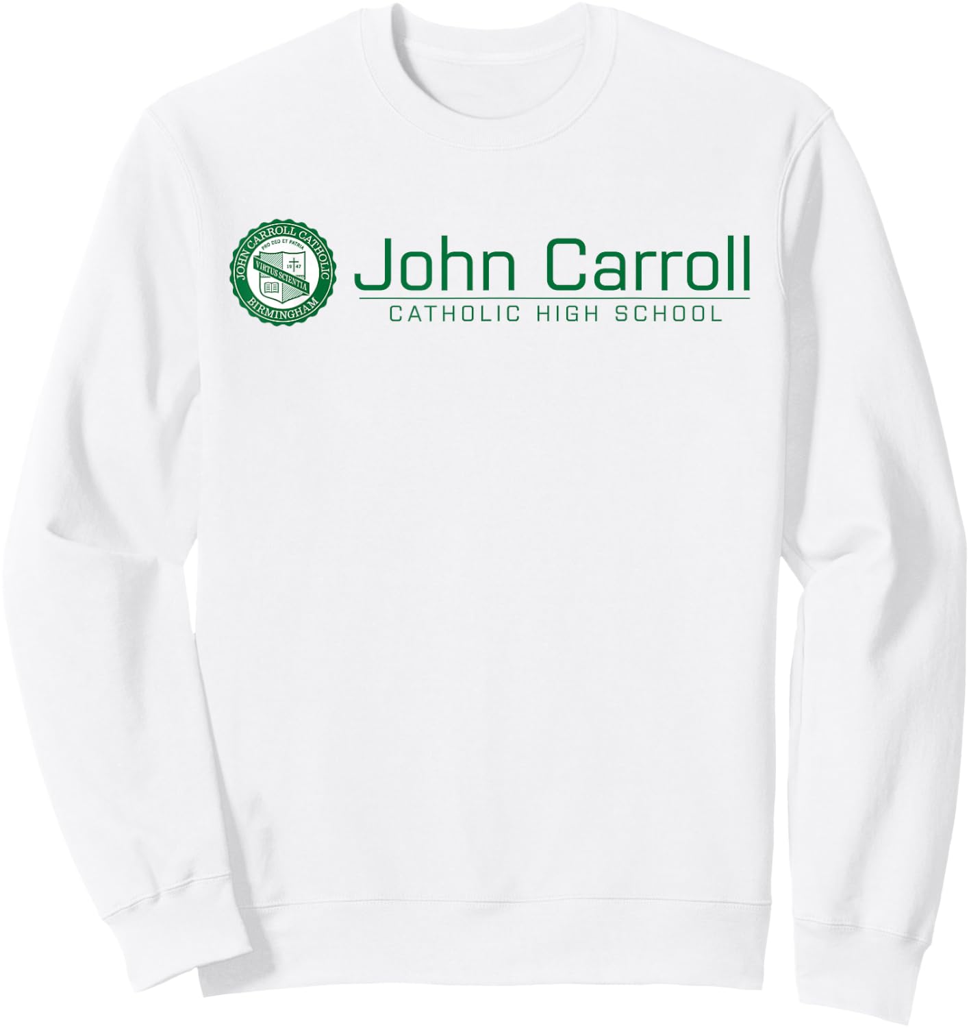 John Carroll Catholic High School Cavaliers Sweatshirt - Sweatshirt | White