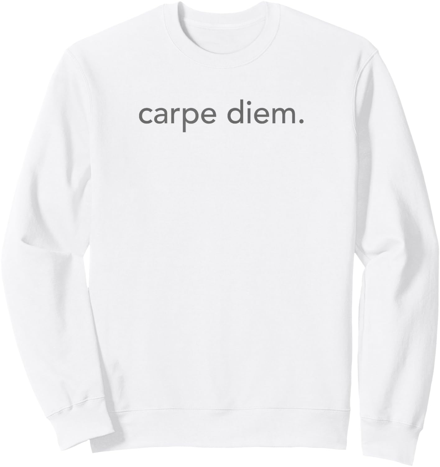 Minimalistic carpe diem. Minimal Sweatshirt - Sweatshirt | White