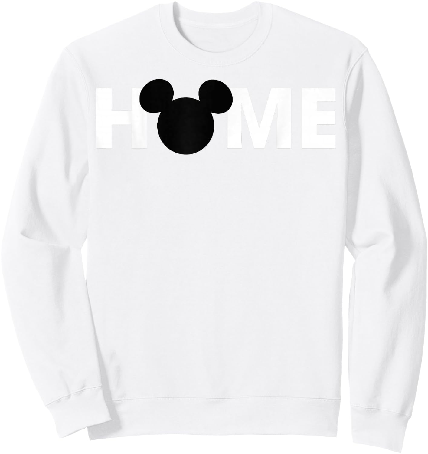 Disney Mickey And Friends Mickey Silhouette Home Sweatshirt - Sweatshirt | White