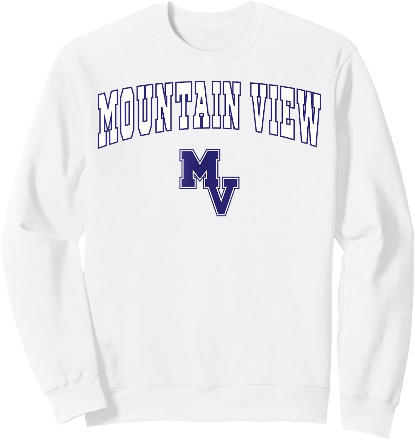 Mountain View High School Thunder Sweatshirt - Sweatshirt | White