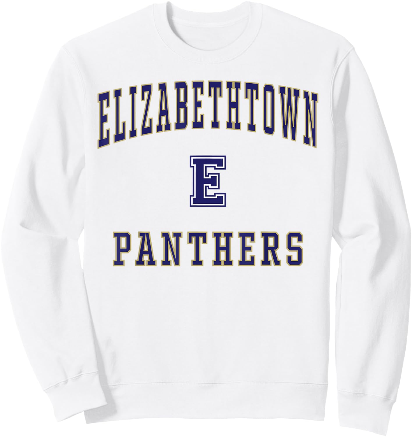 Elizabethtown High School Panthers Sweatshirt - Sweatshirt | White
