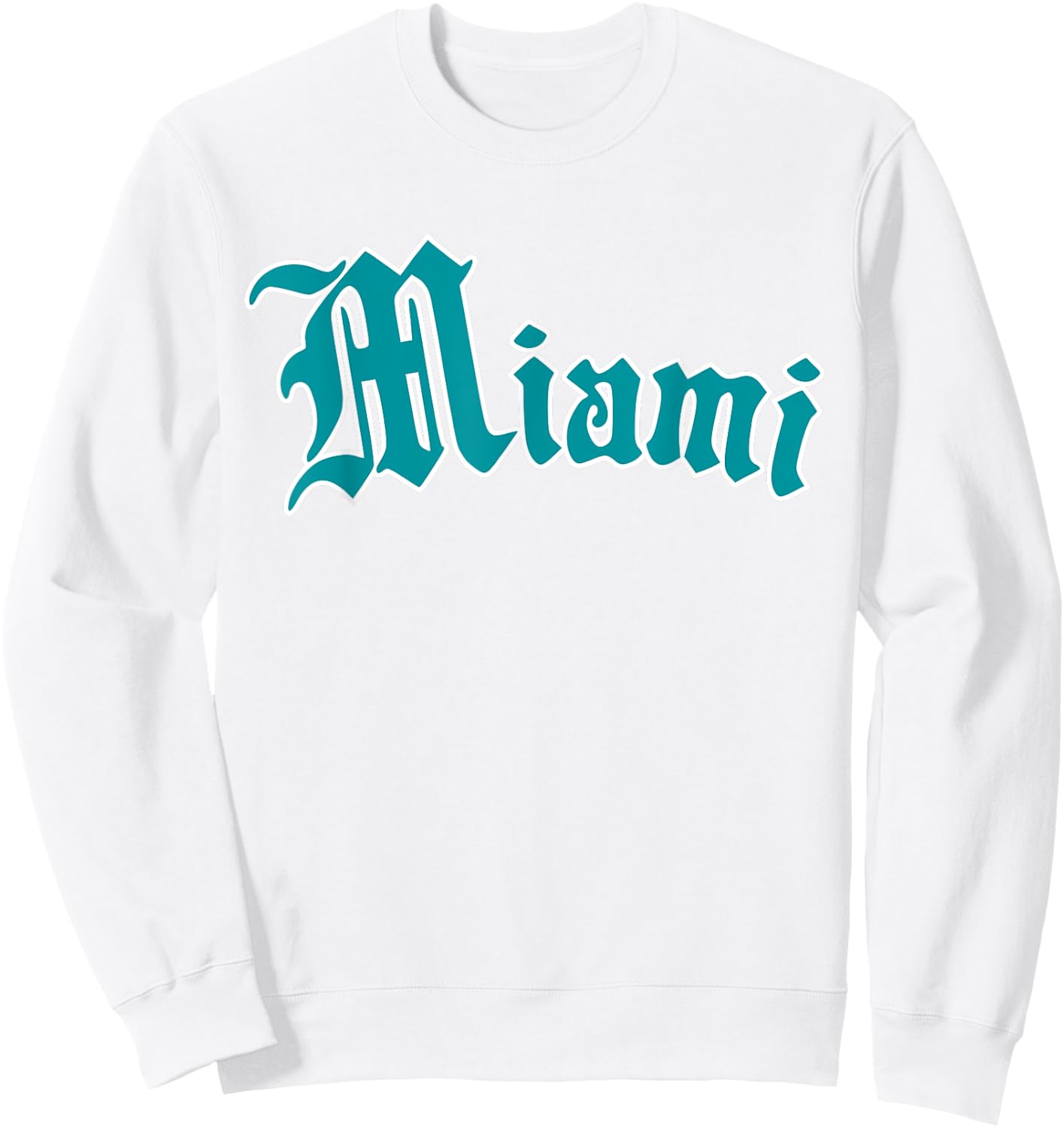 Miami - Florida - Throwback - Hometown Pride Classic Sports Sweatshirt - Sweatshirt | White