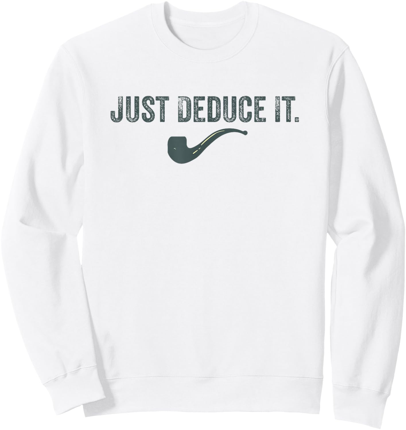 Simply Derive It Funny Sherlock Holmes Detective Sweatshirt - Sweatshirt | White
