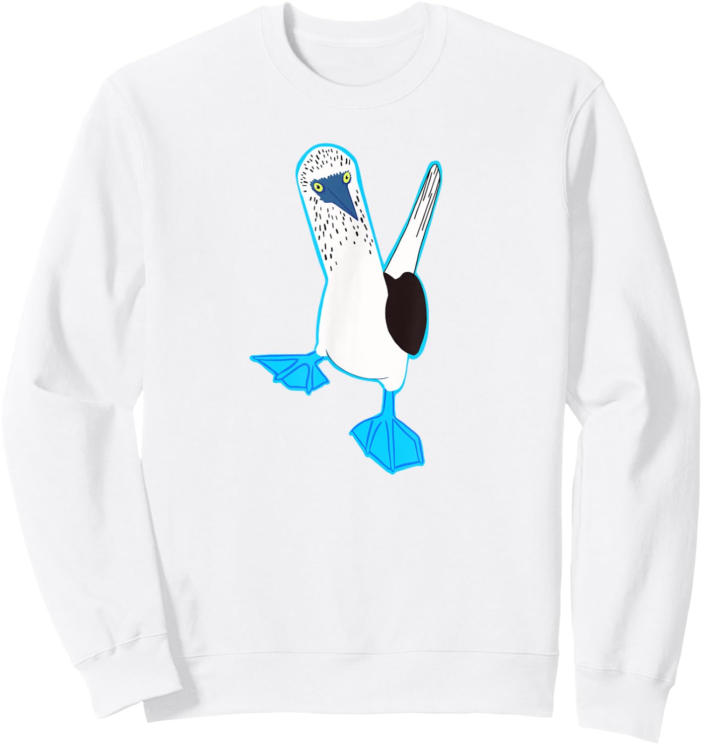 Funny Blue-Footed Boobie Sweatshirt - Sweatshirt | White