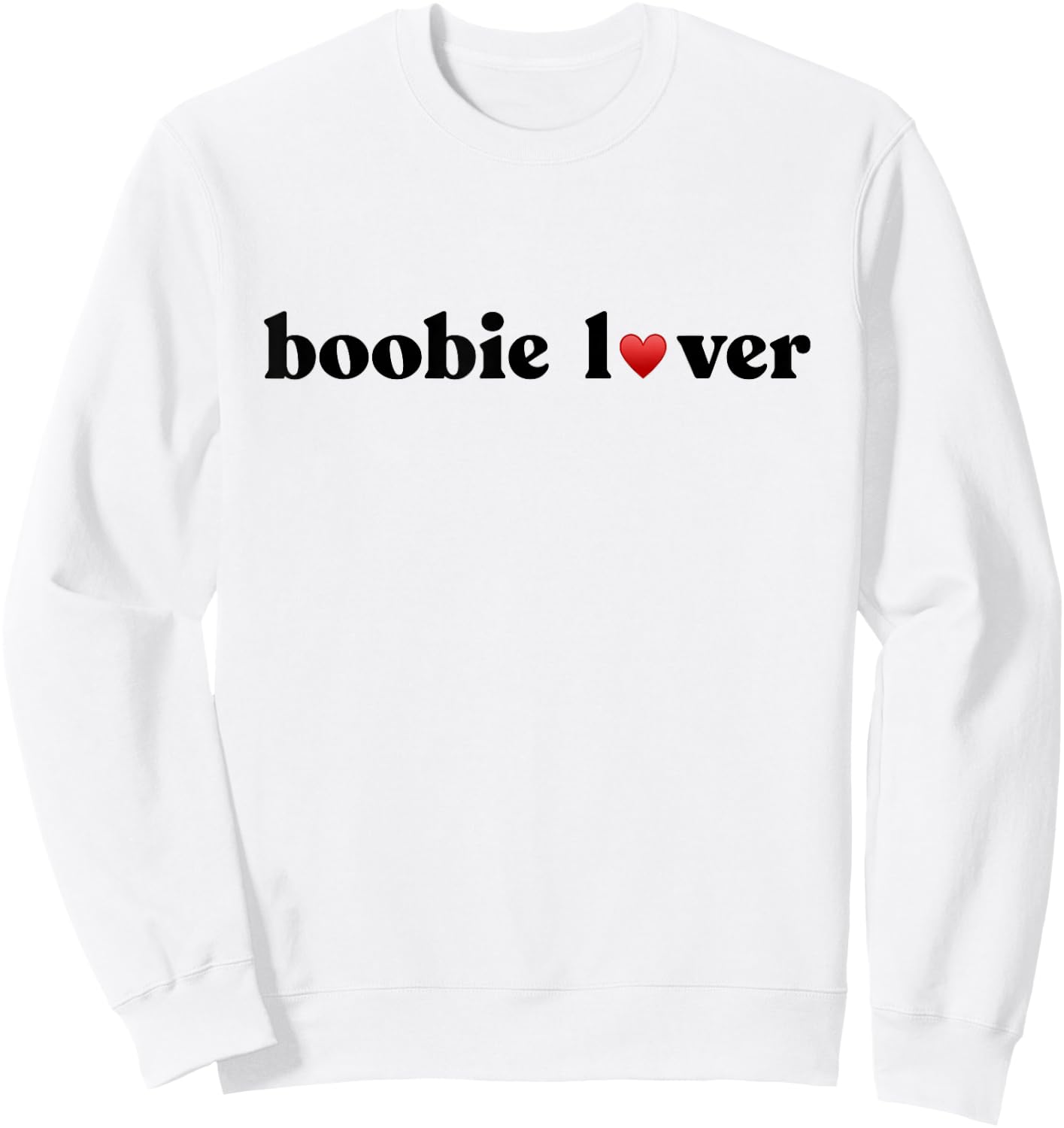 boobie lover Breast Cancer Awareness Sweatshirt - Sweatshirt | White