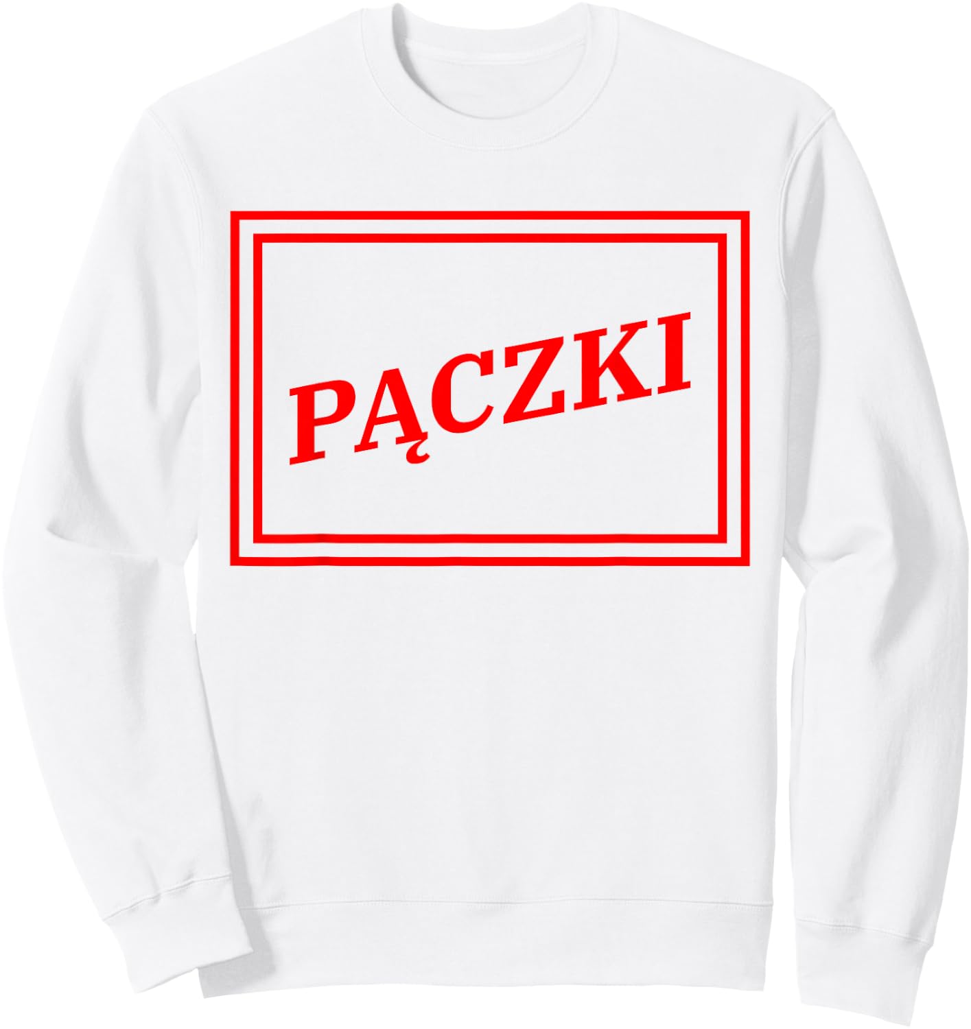 Funny Paczki Day Polish Donut Lover Gift Fat Tuesday Meme Sweatshirt - Sweatshirt | White