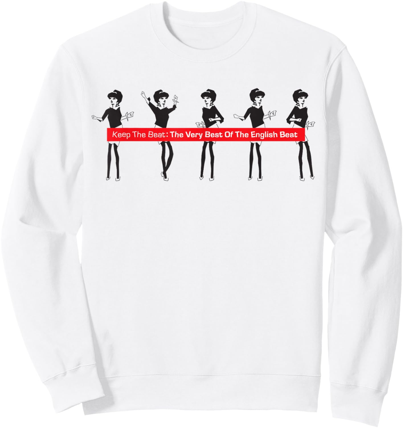 The English Beat Keep The Beat Sweatshirt - Sweatshirt | White
