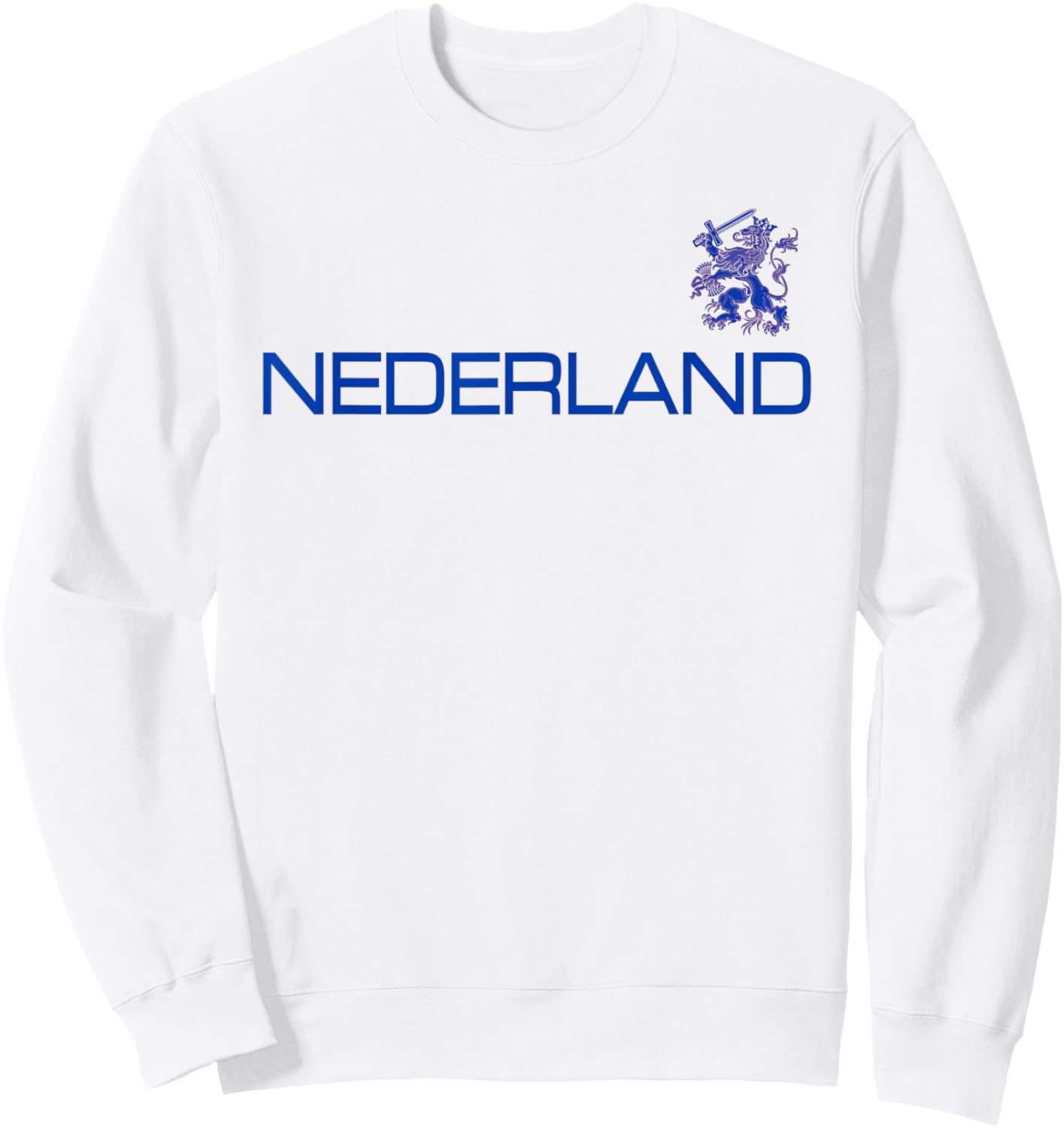 Dutch Lion of the Netherlands Holland Nederland Orange Sweatshirt - Sweatshirt | White