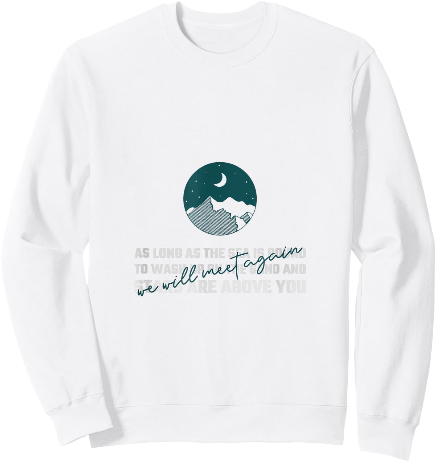 WangXian Quote - MoDaoZuShi, The Untamed, CQL Sweatshirt - Sweatshirt | White