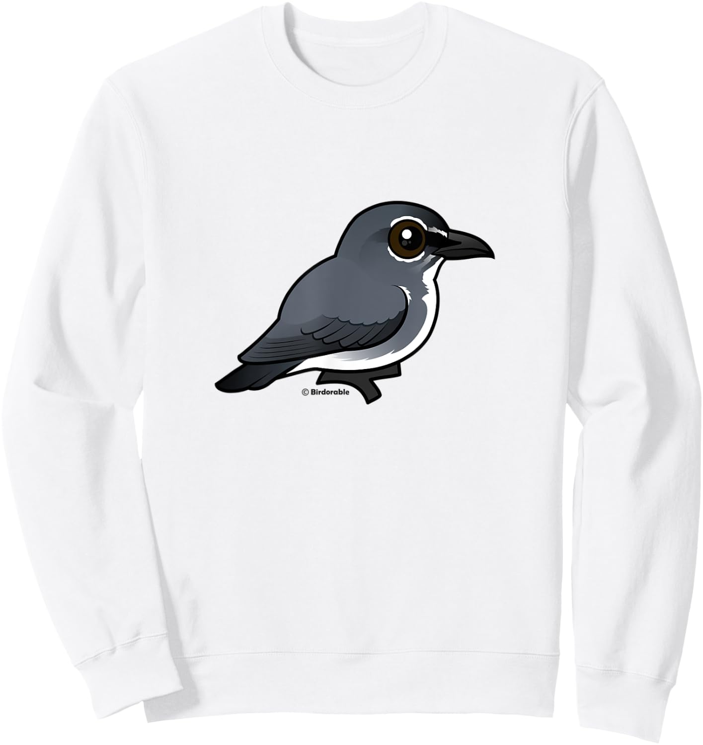 Cute Cartoon Spectacled Flowerpecker Bird Lover Gift Sweatshirt - Sweatshirt | White