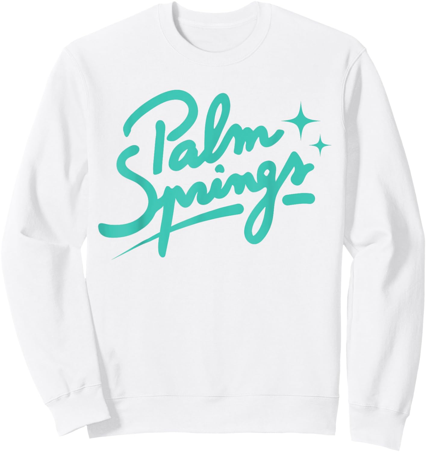 Palm Springs California Vacation Retro Sweatshirt - Sweatshirt | White