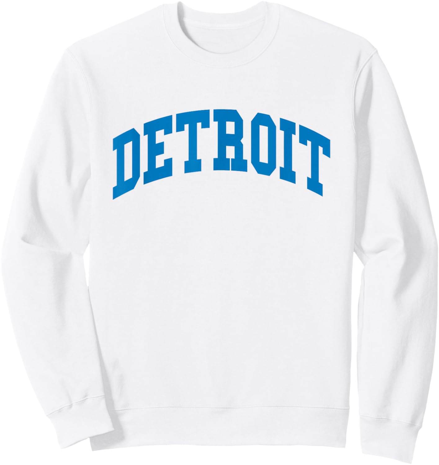 DETROIT - Throwback Design - Classic Sweatshirt - Sweatshirt | White