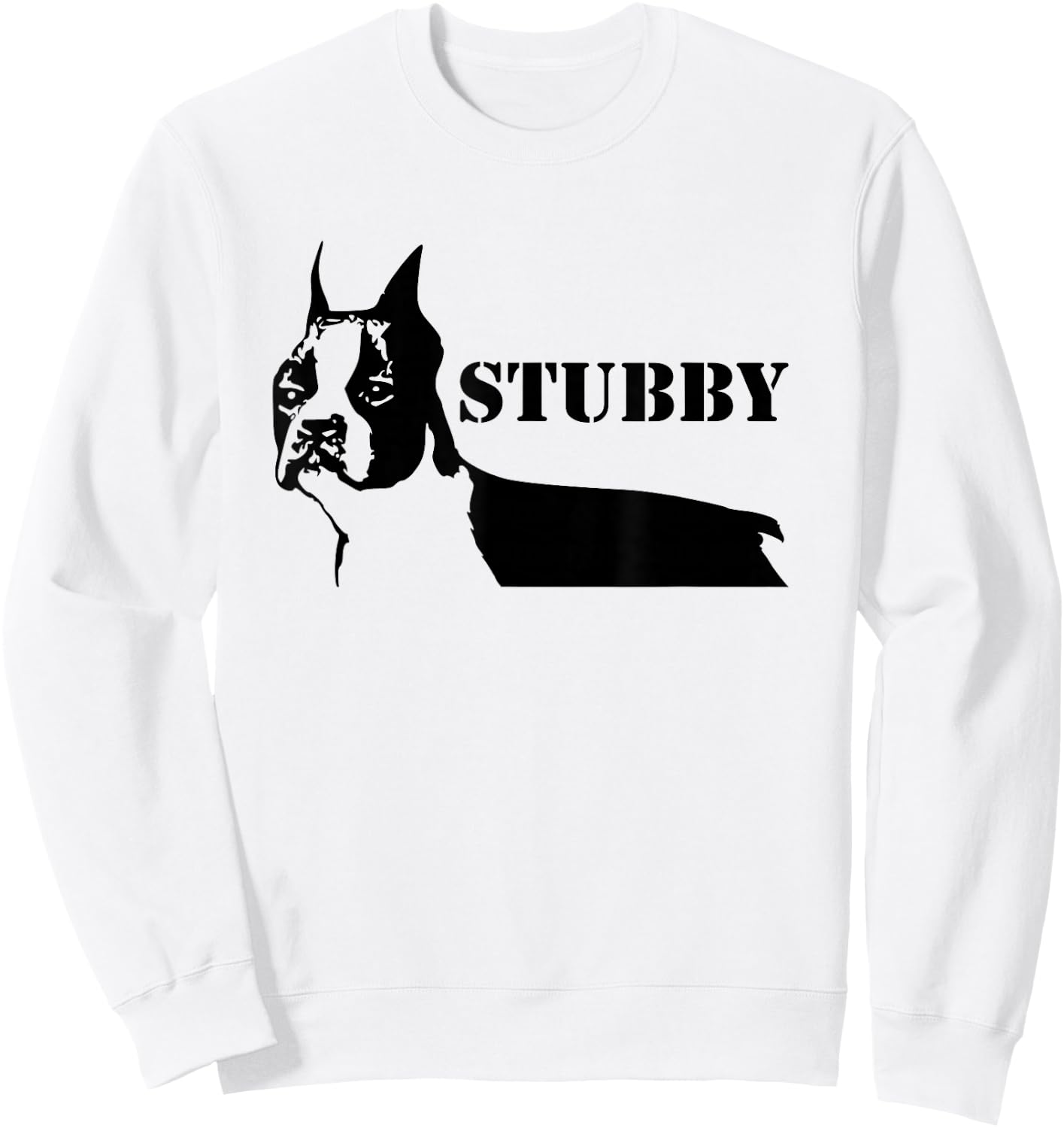 Sergeant Stubby - American Army Dog WWI America Animal Sweatshirt - Sweatshirt | White