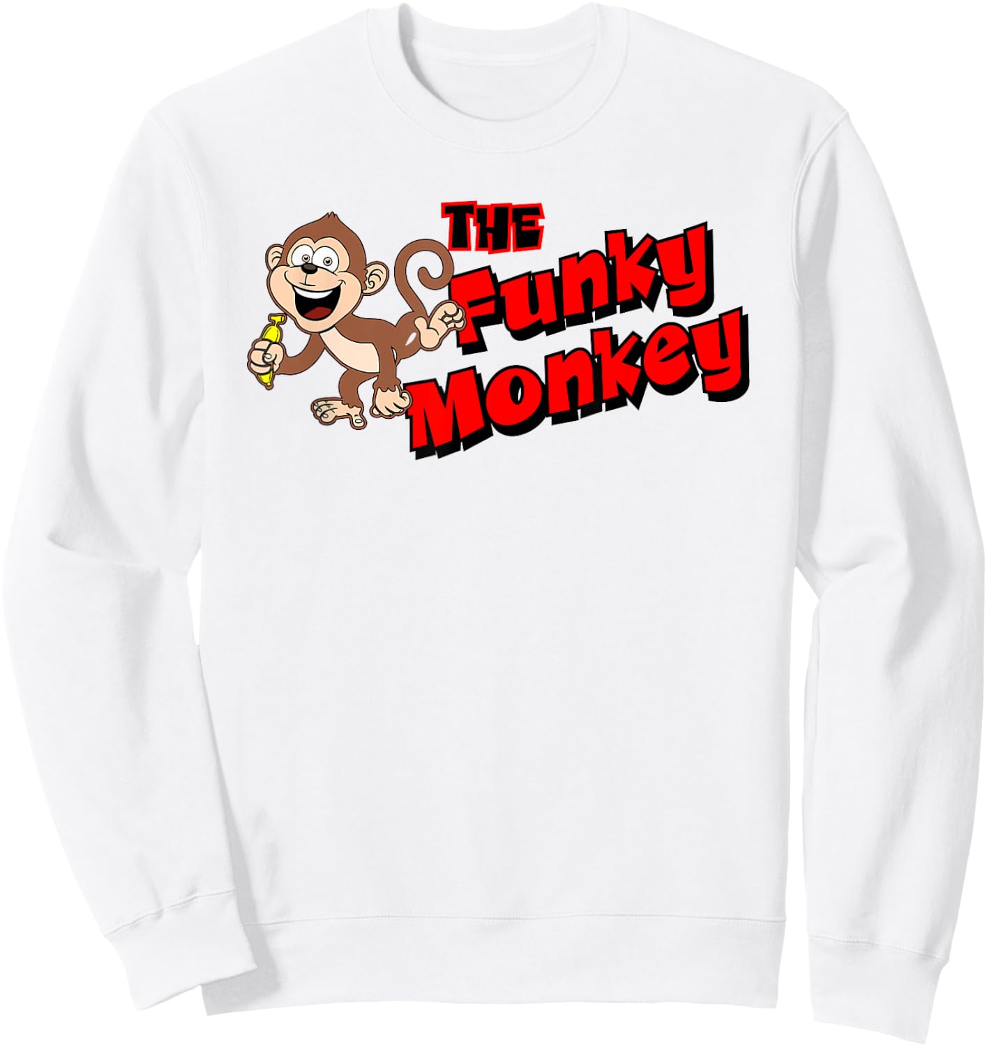 The Funky Monkey Arcade Sweatshirt - Sweatshirt | White