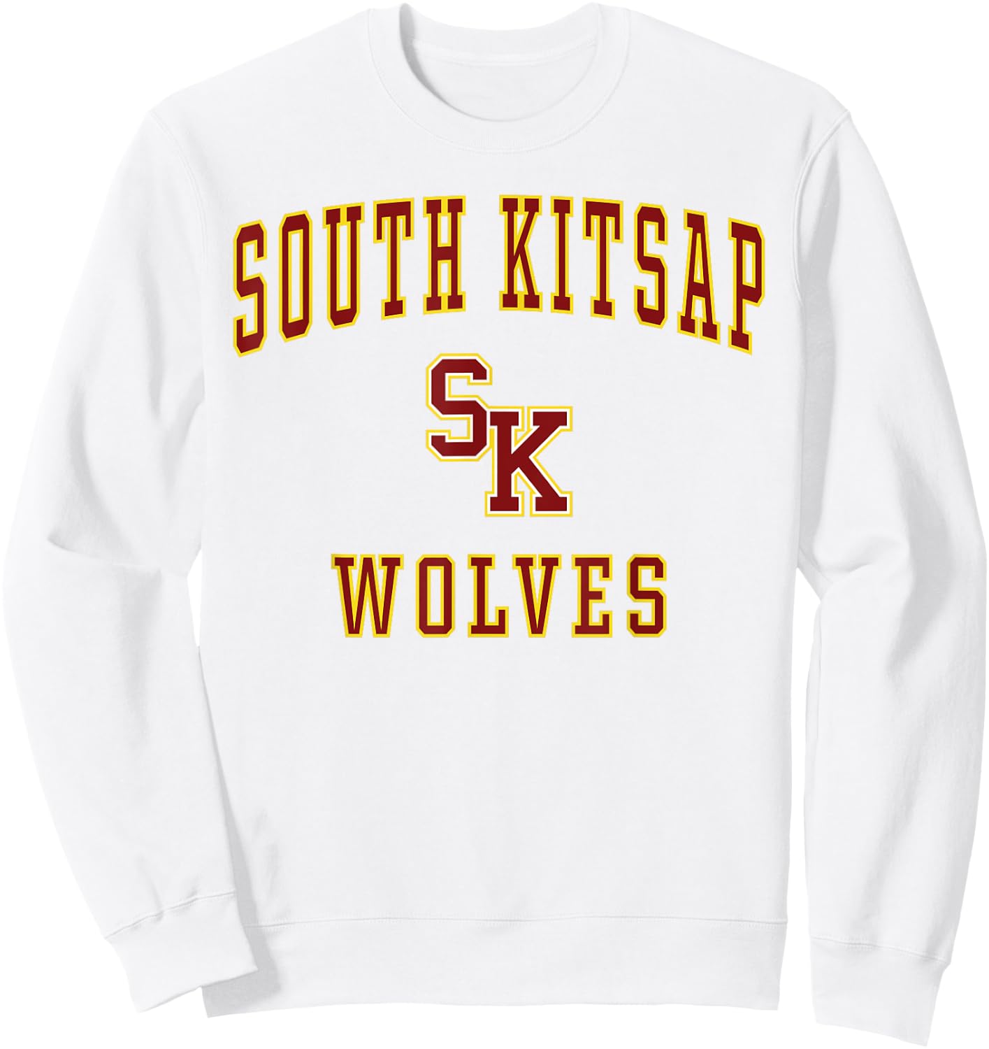 South Kitsap High School Wolves Sweatshirt - Sweatshirt | White