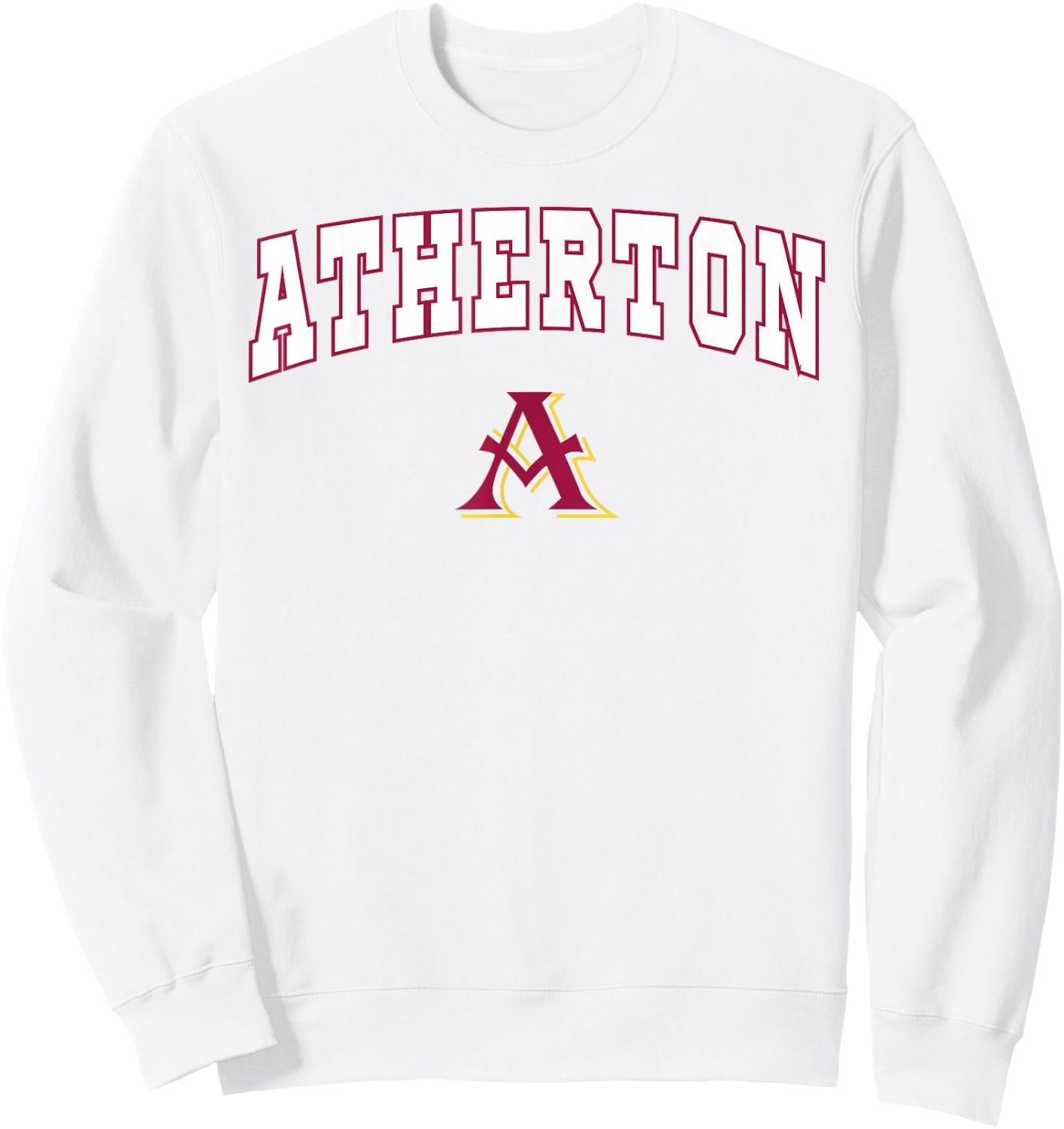 Atherton High School Rebels Sweatshirt - Sweatshirt | White