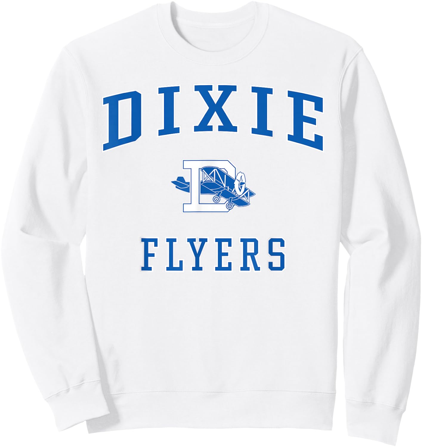 Dixie High School Flyers Sweatshirt - Sweatshirt | White