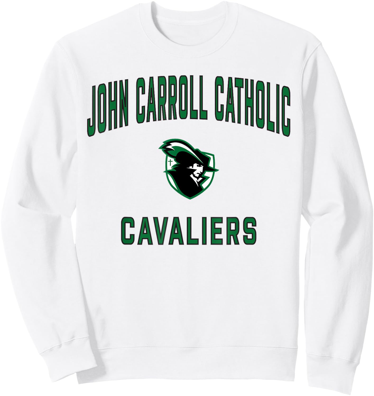 John Carroll Catholic High School Cavaliers Sweatshirt - Sweatshirt | White