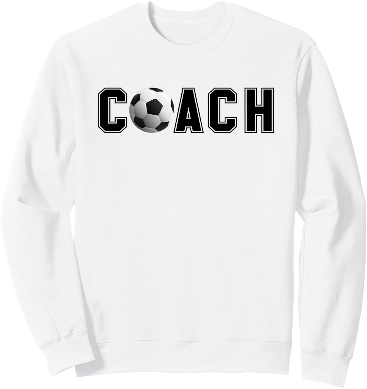 Soccer Coach Sweatshirt - Sweatshirt | White