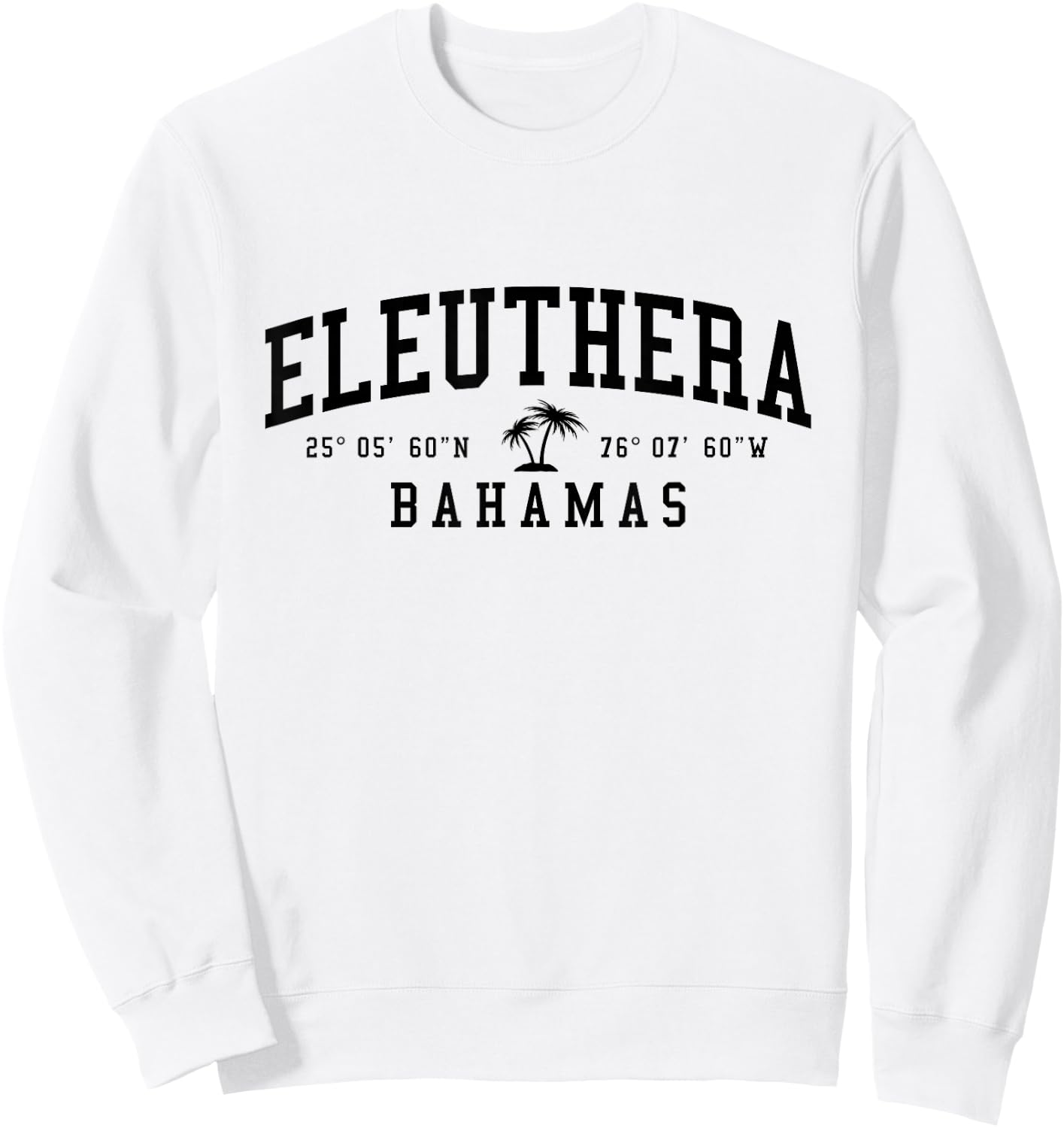 Eleuthera Bahamas Sweatshirt - Sweatshirt | White