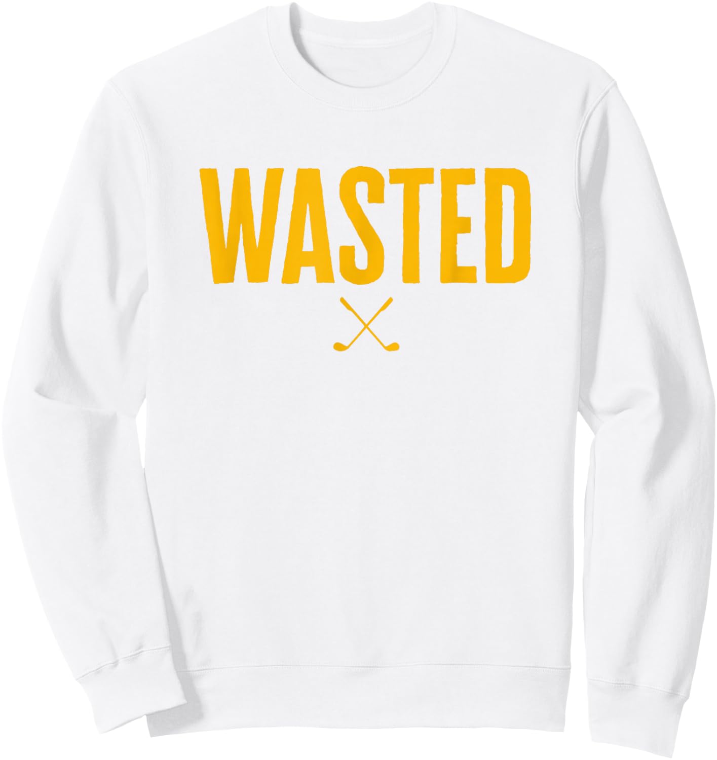 Below Bogey Golf Wasted Golf Sweatshirt - Sweatshirt | White
