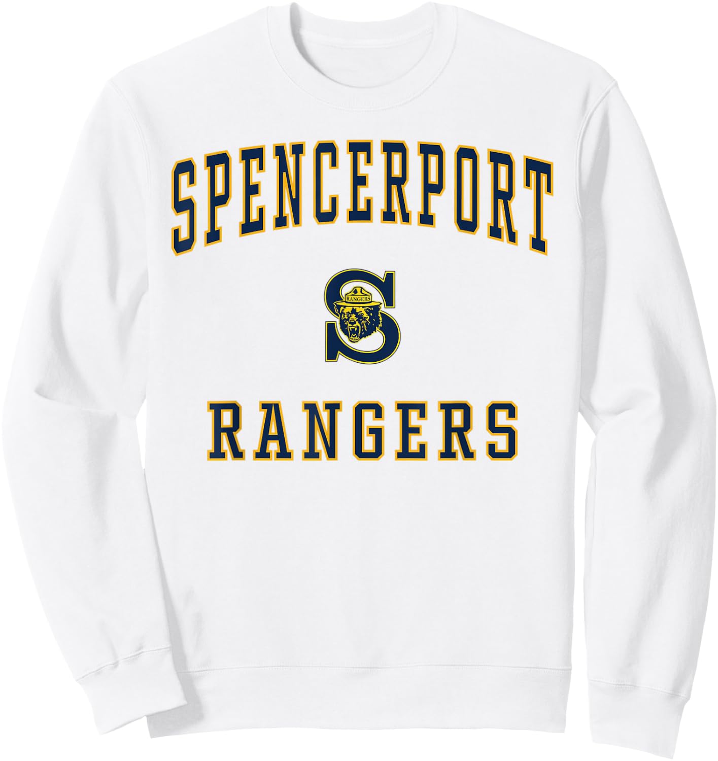 Spencerport High School Rangers Sweatshirt - Sweatshirt | White