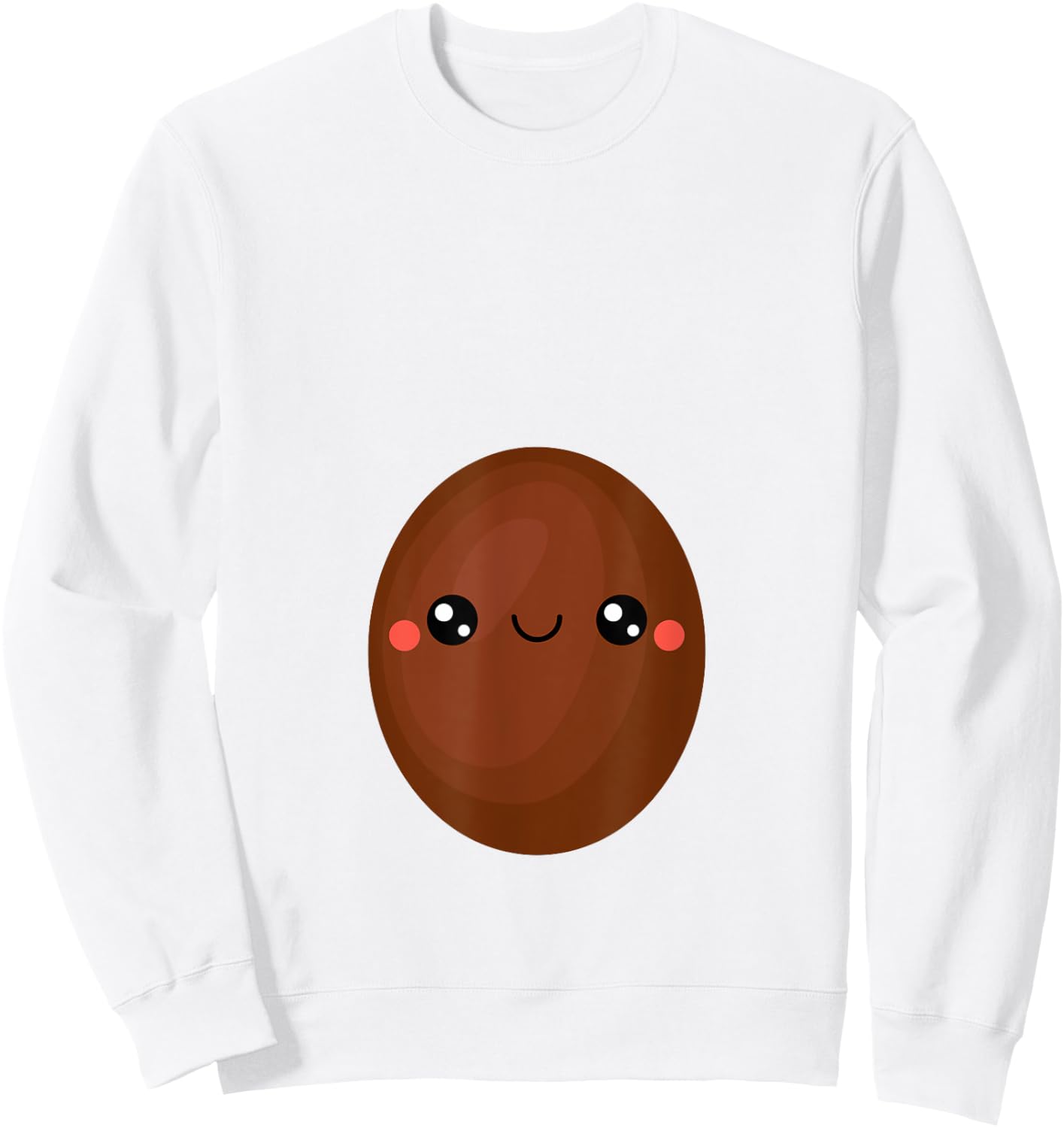 Funny Kawaii Avocado Pregnancy Halloween Costume Women's Sweatshirt - Sweatshirt | White
