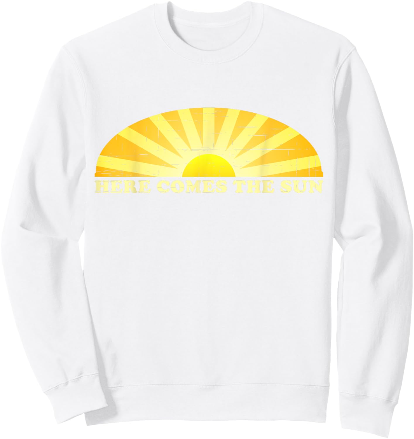 Here Comes The Sun Cute Sunshine Beach Summer Teacher Women Sweatshirt - Sweatshirt | White