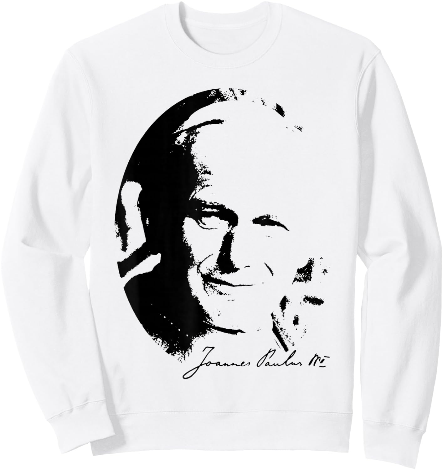 Pope John Paul II Vatican Catholicism Christian Sweatshirt - Sweatshirt | White