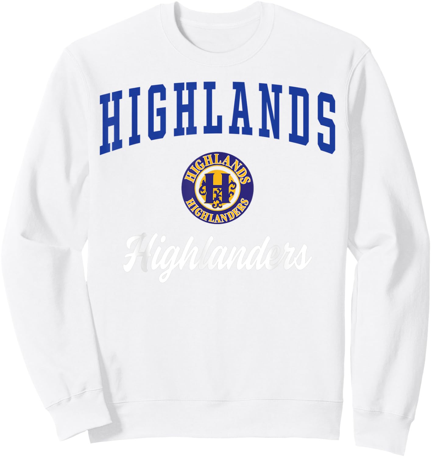 Highlands School Highlanders Sweatshirt - Sweatshirt | White