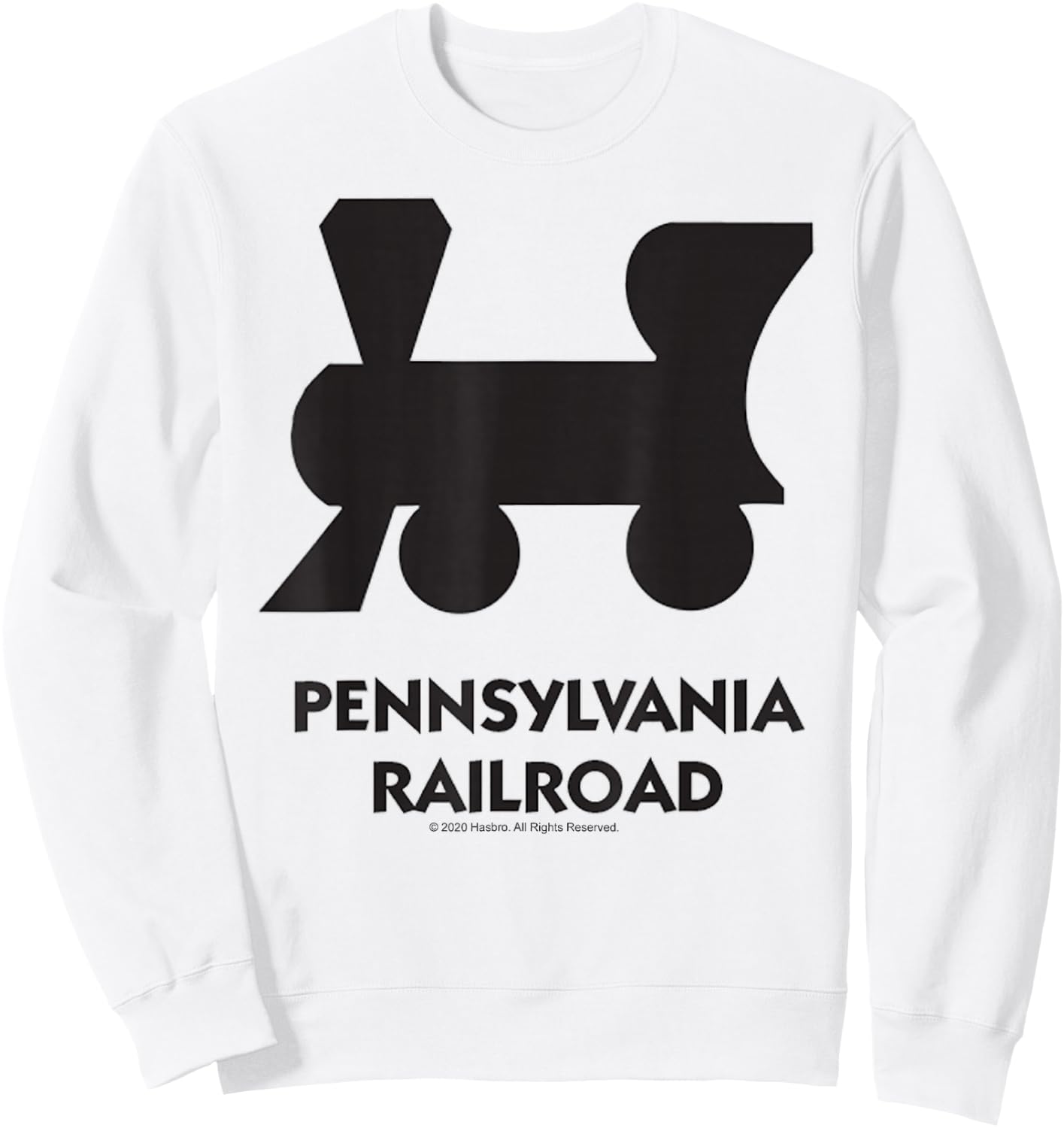 Monopoly Pennsylvania Railroad Sweatshirt - Sweatshirt | White