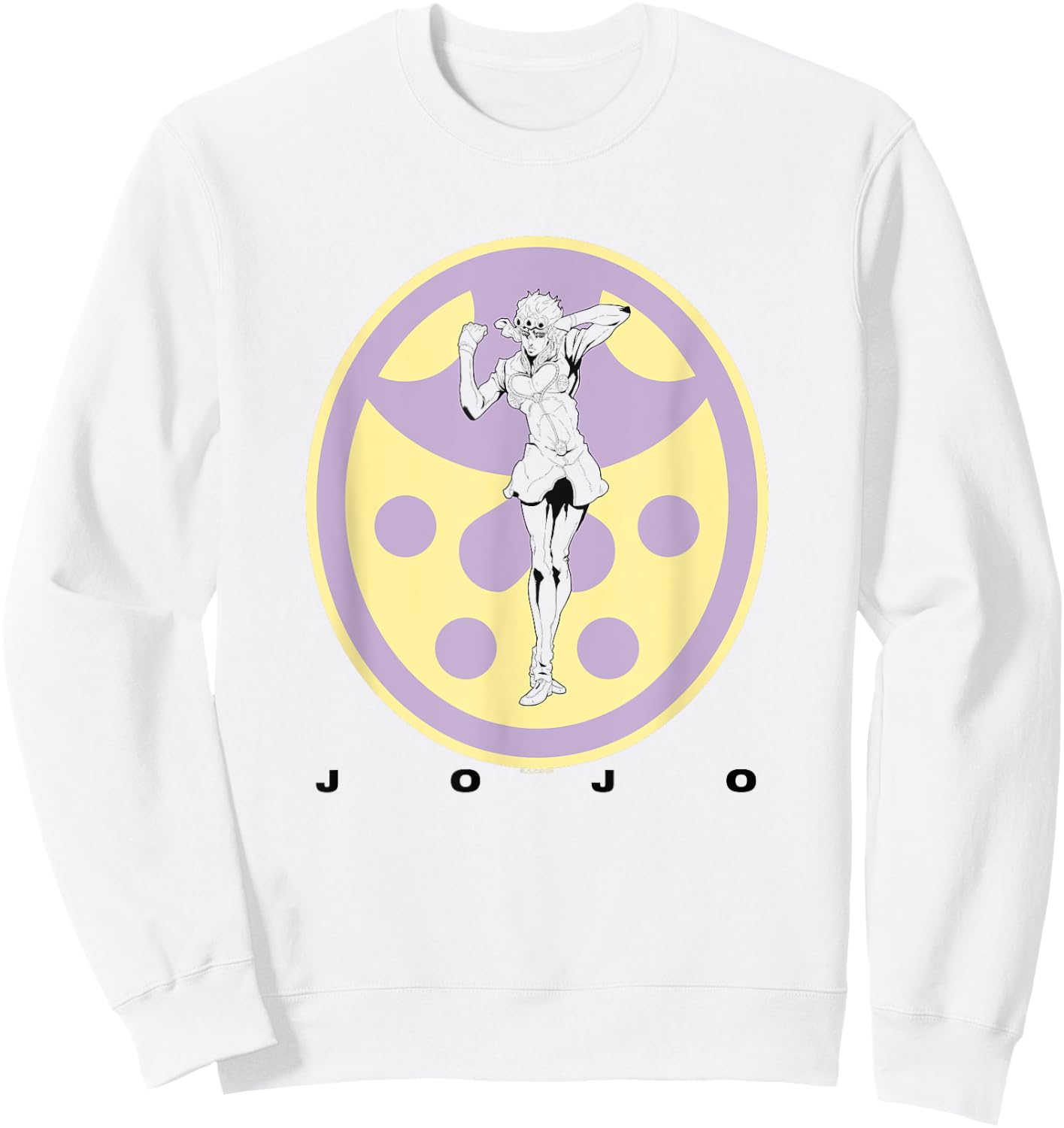 JoJo's Bizarre Adventure Pastel Giorno Anime Sweatshirt - Sweatshirt | White