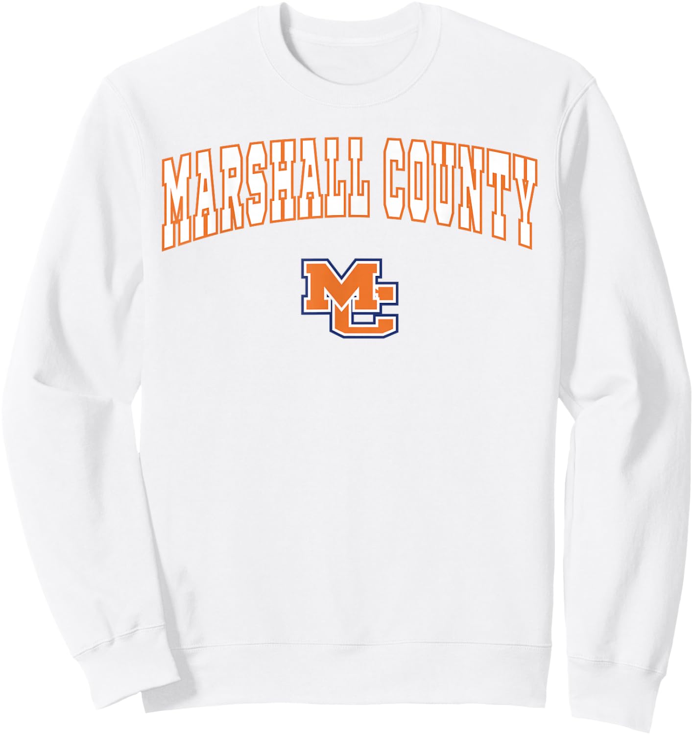 Marshall County High School Marshalls Sweatshirt - Sweatshirt | White