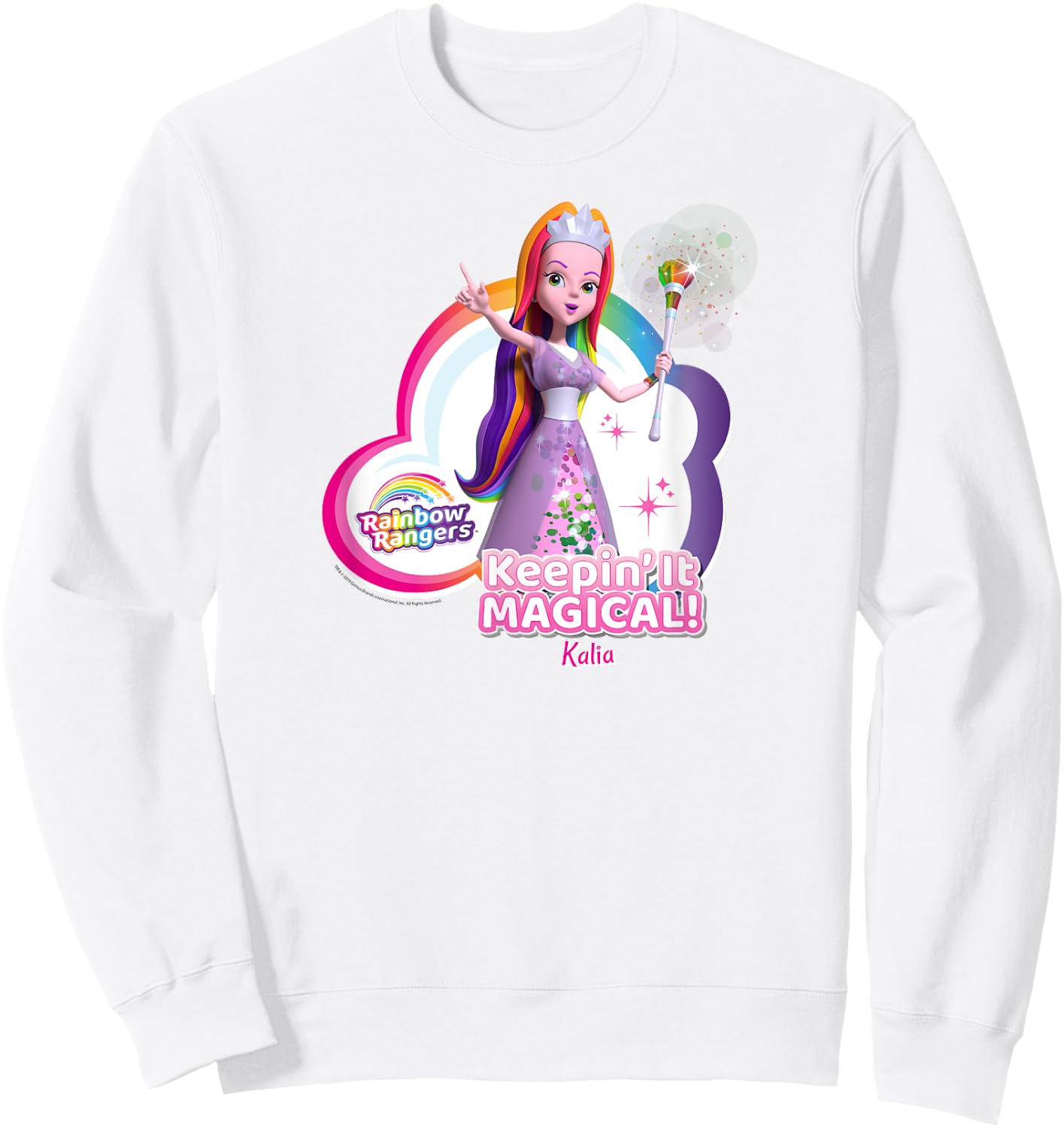 Rainbow Rangers Kalia "Keeping' It Magical!" Sweatshirt - Sweatshirt | White