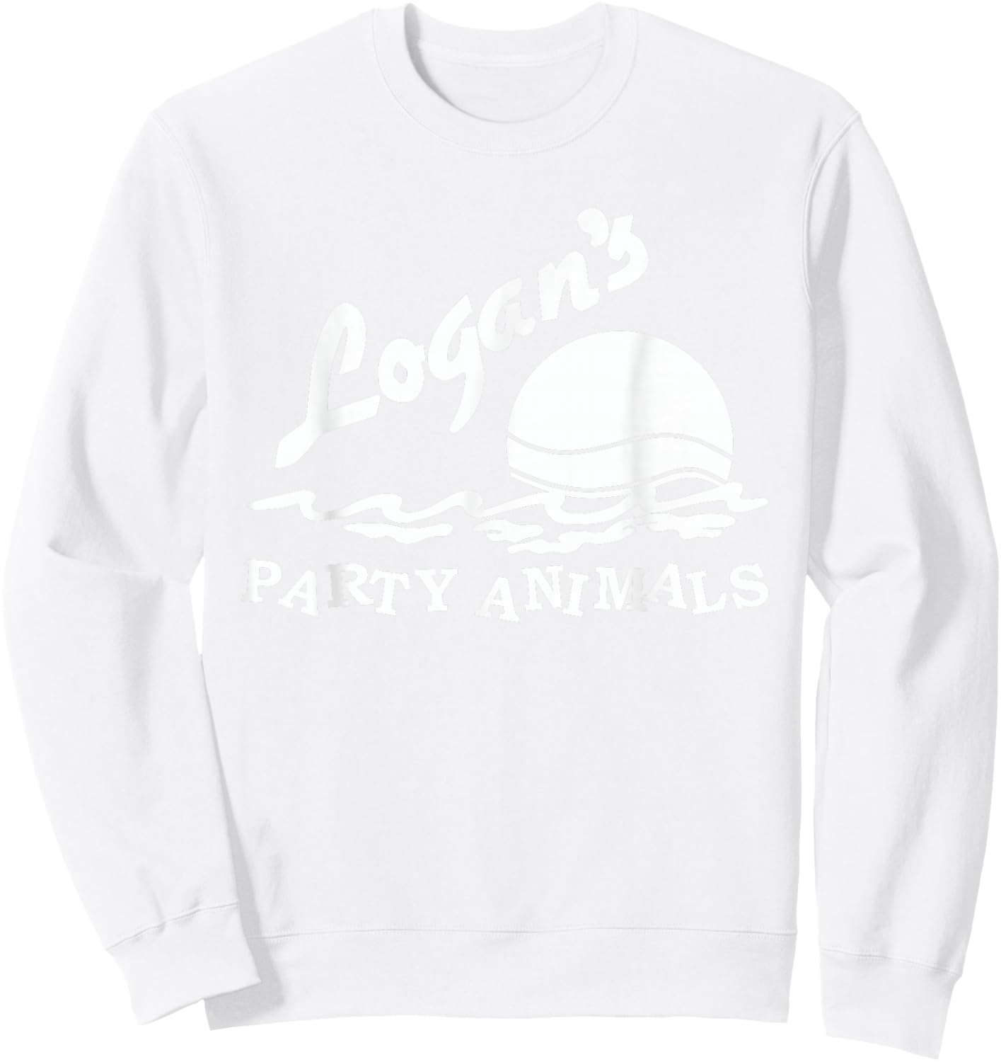 Logan's Party Animal Sweatshirt - Sweatshirt | White