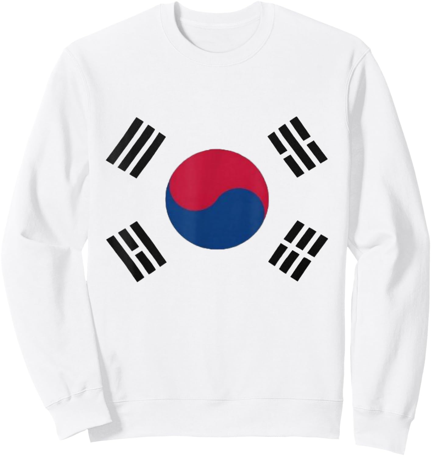 South Korea Korea Flag Women Youth Kids Sweatshirt - Sweatshirt | White