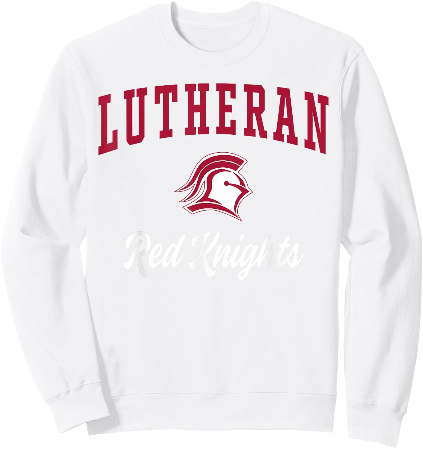 Lutheran High School Red Knights Sweatshirt - Sweatshirt | White