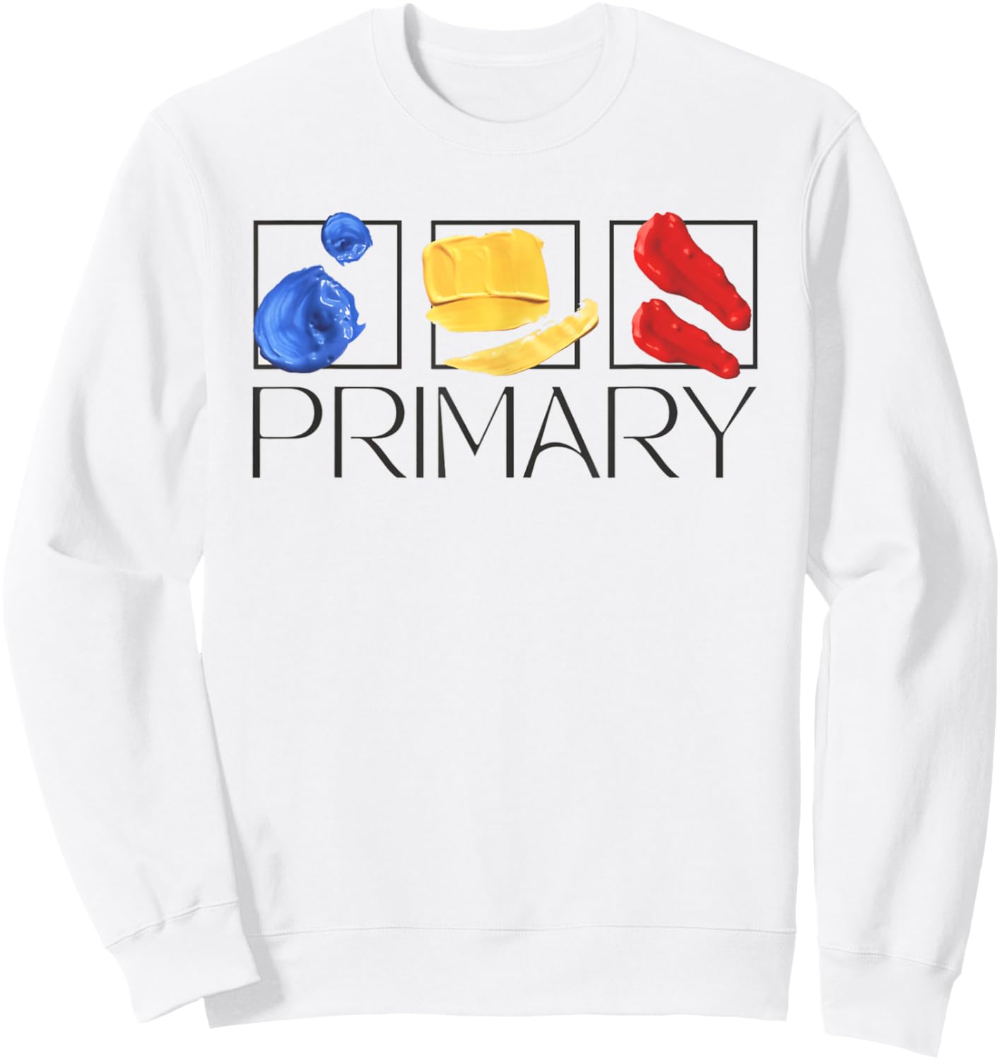 Women Art Teacher Back To School Artist Primary Color Theory Sweatshirt - Sweatshirt | White